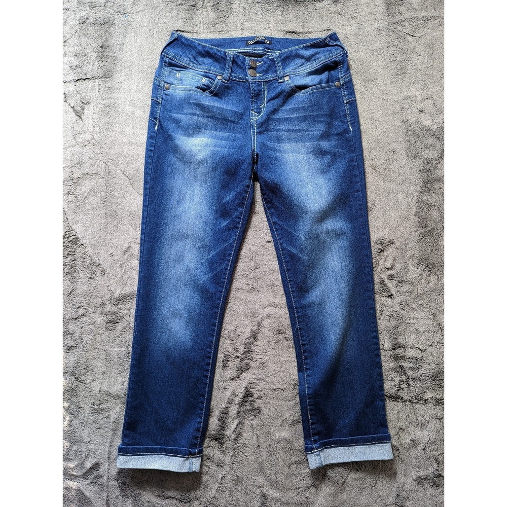 Wallflower Denim Deluxe Women's Ankle Jeans Size 7 Regular Dark Wash